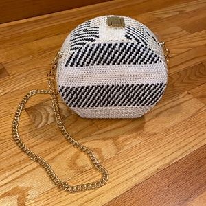 Rattan crossbody bag